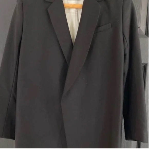 Like-New- Aritzia Babaton I-OI Luxembourg Wool Cashmere Black Blazer Coat (XS) - Picture 4 of 9
